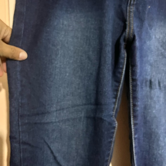 Fashion Nova Dark Wash High Waist Jeans 11/12 - Picture 5 of 9